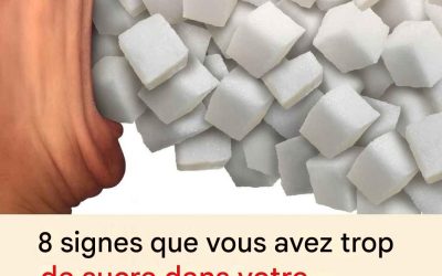 8 signes que vous consommez trop de sucre..et que faire à ce sujet