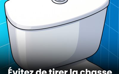 Chasse d’eau : pourquoi ne plus la tirer à chaque passage ?