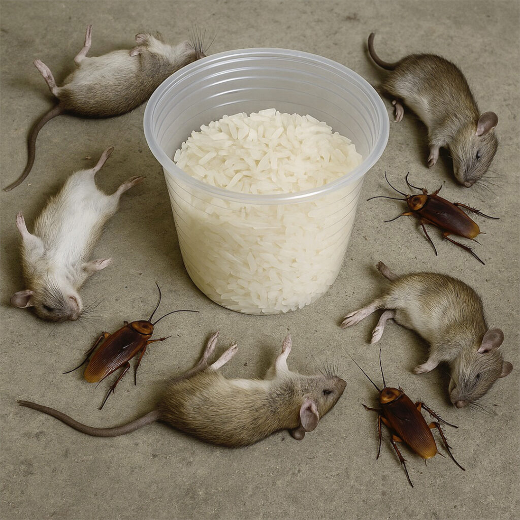Débarrassez-vous des rats et des cafards en appliquant ceci