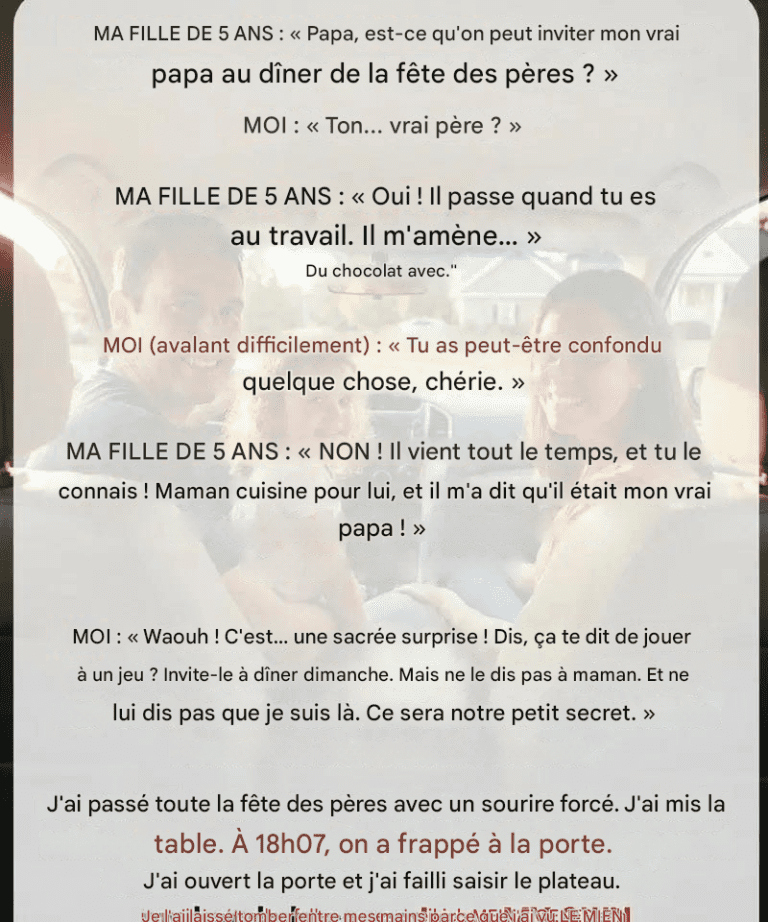 La question inattendue de ma fille a changé nos plans pour la fête des pères