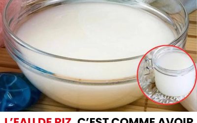 L’eau de riz est un véritable trésor naturel à la maison
