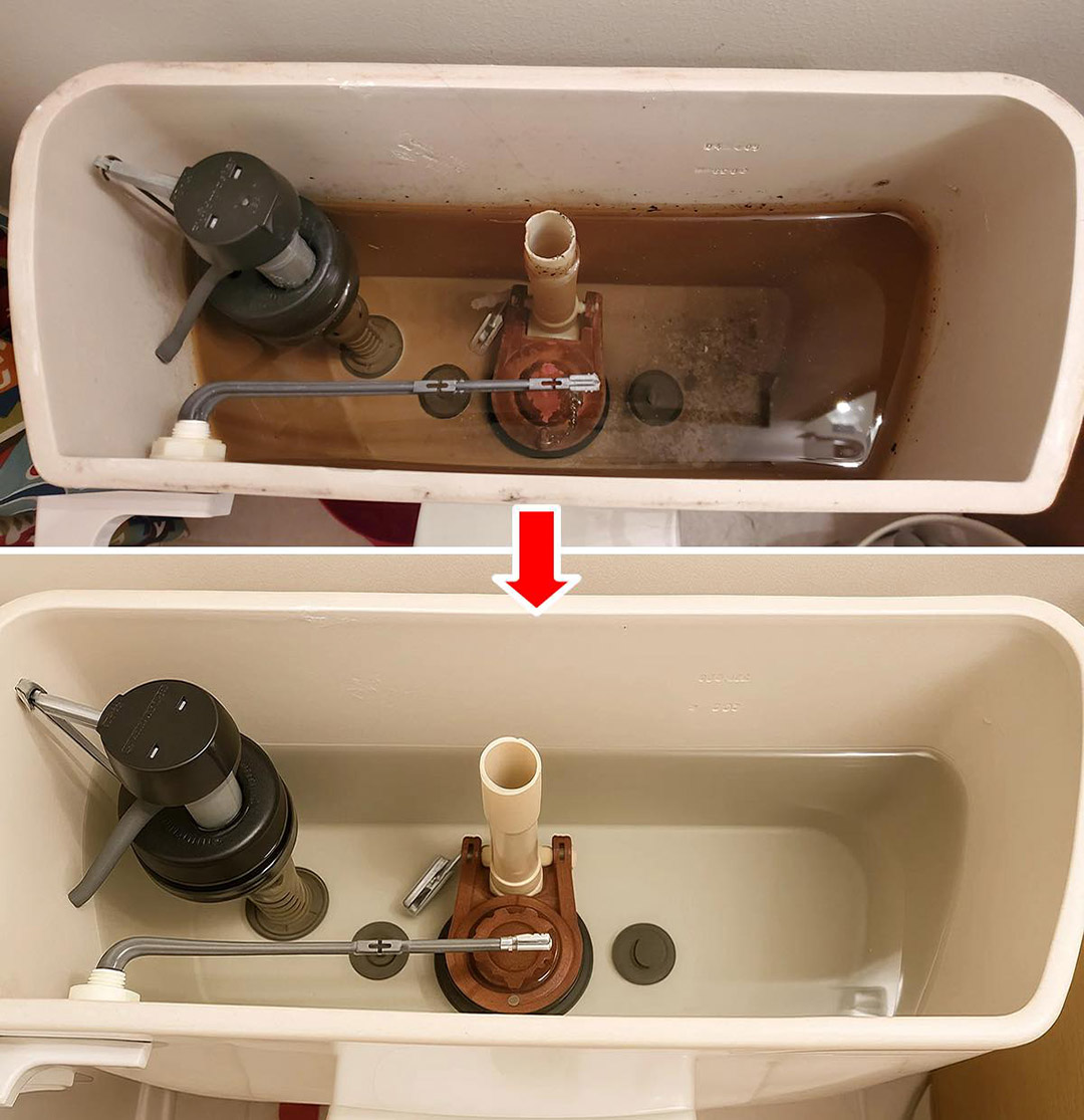 Comment nettoyer le réservoir des toilettes et le faire redevenir comme neuf