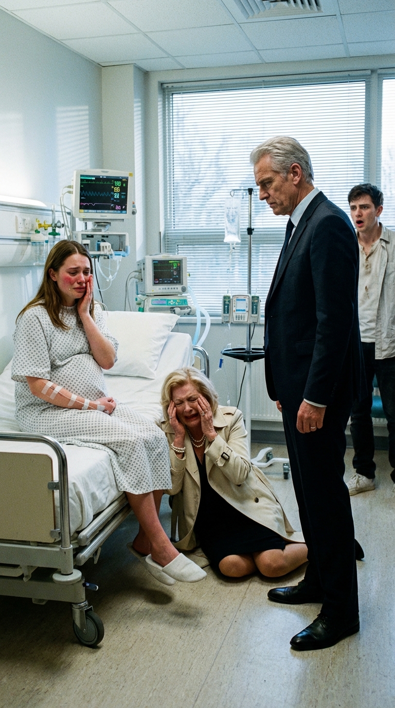 J’étais allongée sur un lit d’hôpital lorsque ma belle-mère m’a giflée devant mes parents en criant : « Tu n’as apporté que la honte à cette famille ! » Ma mère s’est figée. J’étais incapable de lever la main. Mais mon père s’est avancé, le regard que je ne lui avais jamais vu, et a dit : « Tu as touché à ma fille une fois. Maintenant, tu dois rendre des comptes. » Ce qui s’est passé ensuite a stupéfié tous les présents.