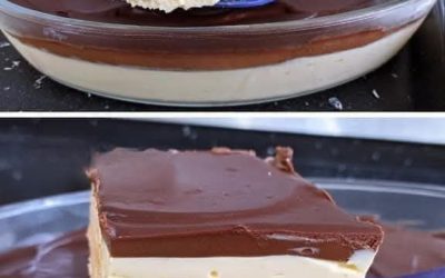 Pouding à étages à la crème au chocolat : un dessert délicieux