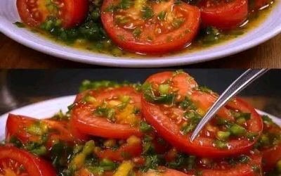 Salade de tomates magique, vous ne la ferez jamais autrement…
