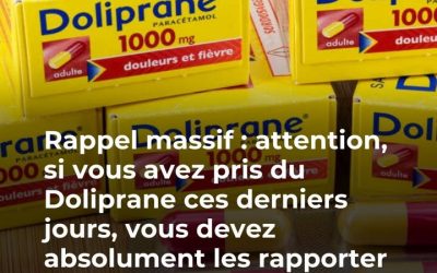 Paracétamol : des médecins découvrent un effet indésirable préoccupant