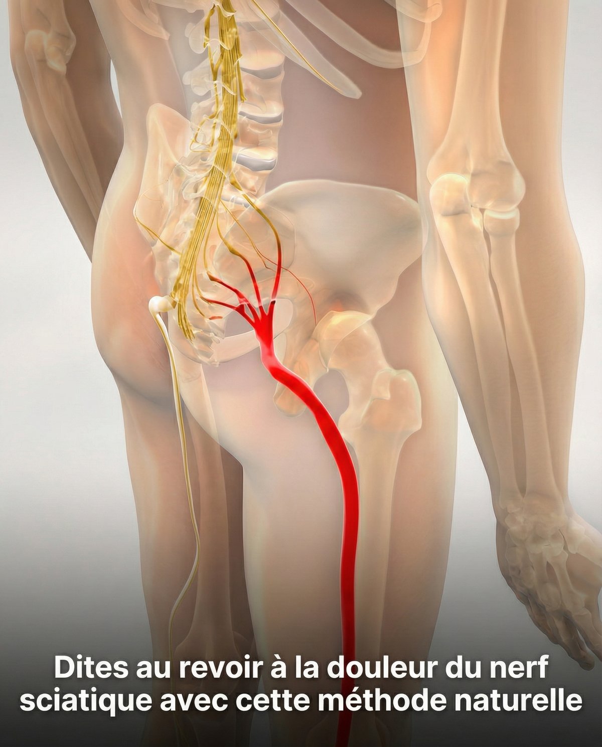 Dites au revoir à la douleur du nerf sciatique avec cette méthode naturelle