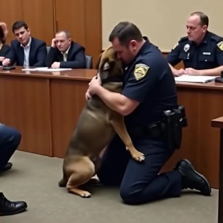 Le dernier souffle d’un chien policier a révélé un secret inattendu.