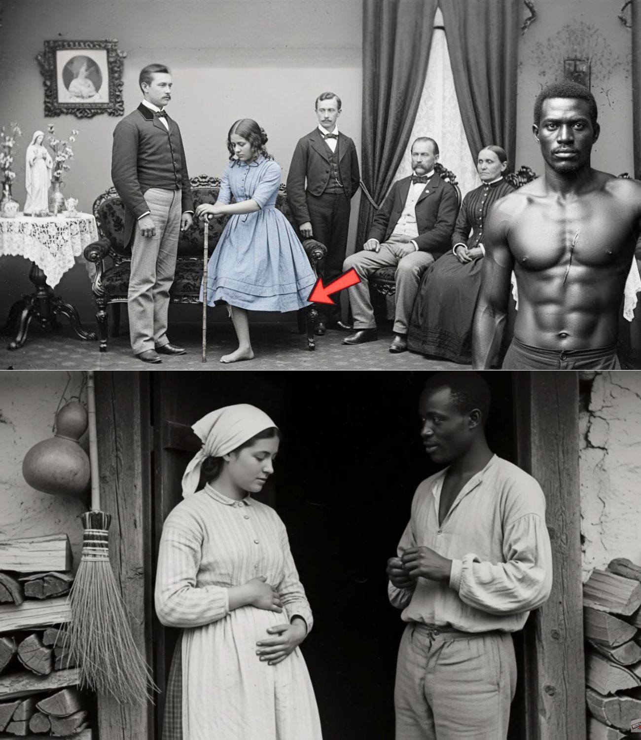 Personne ne voulait épouser la fille invalide du colonel, alors il la confia à l’esclave le plus dur (Minas, 1877).