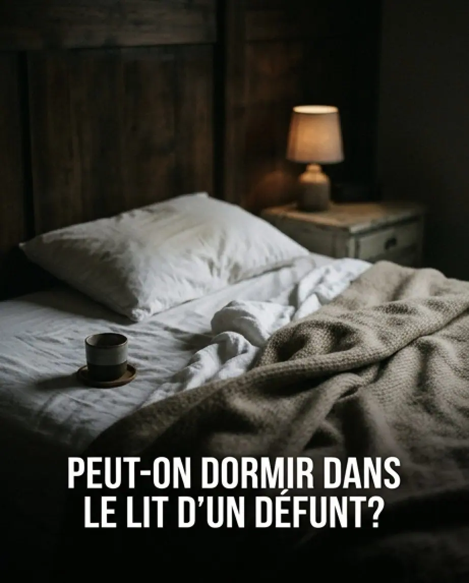 Dormir dans le lit d’un être cher décédé : croyances, émotions et signification profonde