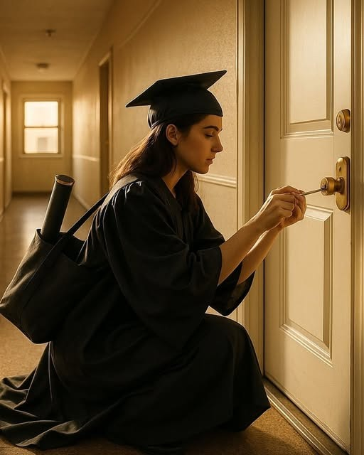 Personne n’est venu à ma remise de diplôme. Quelques jours plus tard, ma mère m’a envoyé un texto : « Il me faut 2 100 $ pour les 16 ans de ta sœur. » Je lui ai envoyé un dollar avec un simple « félicitations ». Puis j’ai changé les serrures. Et là, la police est arrivée. Le jour de la remise des diplômes était censé être celui où je me sentirais enfin reconnue et entendue. Le stade scintillait sous le soleil radieux, un flou de toges bleu marine et de familles fières. Quand on a appelé mon nom – « Camila Elaine Reed, Master en analyse de données » – j’ai instinctivement levé les yeux et scruté les premiers rangs. La section « Familles seulement » me fixait, vide et métallique sous la lumière. J’ai forcé un sourire pour la photo et serré mon diplôme un peu trop fort. Des rires ont éclaté autour de moi comme une pluie de confettis. Soudain, je me suis retrouvée seule à côté d’une famille que je ne connaissais pas, à prendre des photos, mon sourire s’effaçant à chaque déclenchement. Honnêtement, je n’aurais pas dû être surprise. Mes parents ne sont même pas venus à ma fête de remise de diplôme. Il y avait toujours une raison, toujours une raison mineure, mais toujours une priorité absolue. J’ai passé mon adolescence à essayer de gagner son amour comme on obtient une bourse, en cumulant deux emplois, en envoyant de l’argent à la maison et en disant oui à tout. À 16 ans, je portais un tablier marron Starbucks dès l’aube. Ma mère m’envoyait des textos : « Merci, ma chérie. Avery a besoin de cours de piano.» Ou : « Elle est en voyage scolaire, encore un petit peu.» Bien. Quand elle m’a dit pour la première fois : « Tu es notre fierté et notre joie », je l’ai crue. Je pensais que l’amour sonnait comme de la gratitude. Maintenant, je sais que ça sonnait comme du devoir. Quand je suis entrée à l’université, je pensais que ce diplôme changerait tout. Que si je faisais assez d’efforts, peut-être qu’elle cesserait de me voir comme une solution temporaire, non pas comme un salaire régulier déguisé en fille, mais comme son égale. Trois jours après la cérémonie de remise des diplômes, alors que ma toge et mon chapeau étaient encore accrochés à la porte, ce message est apparu sur mon téléphone : Ai-je besoin de 2 100 € pour les 16 ans de votre sœur ? Pas de félicitations, pas de questions sur les notes, juste des chiffres, une date limite, et de nouveau cette attente silencieuse. Je fixai les messages pendant un long moment. Et c’est à ce moment précis que quelque chose en moi s’éveilla – quelque chose de petit, de fatigué, longtemps négligé. J’ouvris mon application bancaire, vis mes économies, à peine 3 000 €, et sentis une force intérieure se figer. Je tapai « 1 $ », ajoutai un court message, « Félicitations », et cliquai sur « Envoyer ». Pendant une minute entière, je restai immobile tandis que le mot « envoyer » clignotait à l’écran. Puis j’ouvris le tiroir à côté de la porte d’entrée, pris la clé de secours que ma mère voulait absolument garder pour les urgences, et la jetai à la poubelle. La nouvelle serrure claqua fermement. C’était la première limite que je posais. Le lendemain, la lumière du soleil inonda mon petit appartement. Je fis du café, et pour la première fois, le silence ne me dérangea pas. Il m’appartenait. Personne ne pouvait entrer. Personne ne pouvait rien me demander. Le silence régnait. Le silence régnait jusqu’à ce que l’on commence à frapper. Des coups déterminés, rythmés, persistants. Je me suis figée. Ce n’était pas ma propriétaire ; elle frappait toujours en premier. En regardant par le judas, j’ai vu deux agents en uniforme dans le couloir. « Police de Denver », a dit l’un d’eux d’un ton calme et professionnel. « Mademoiselle Reed ?» J’ai ouvert la porte, le cœur battant la chamade. « Oui ? »