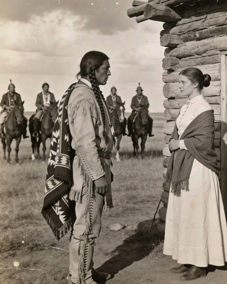 Elle avait vécu seule depuis son enfance, jusqu’à ce que sept Apaches gigantesques viennent lui demander sa main en mariage.