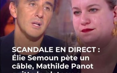Elie Semoun s’attaque frontalement à Mathilde Panot et l’insulte