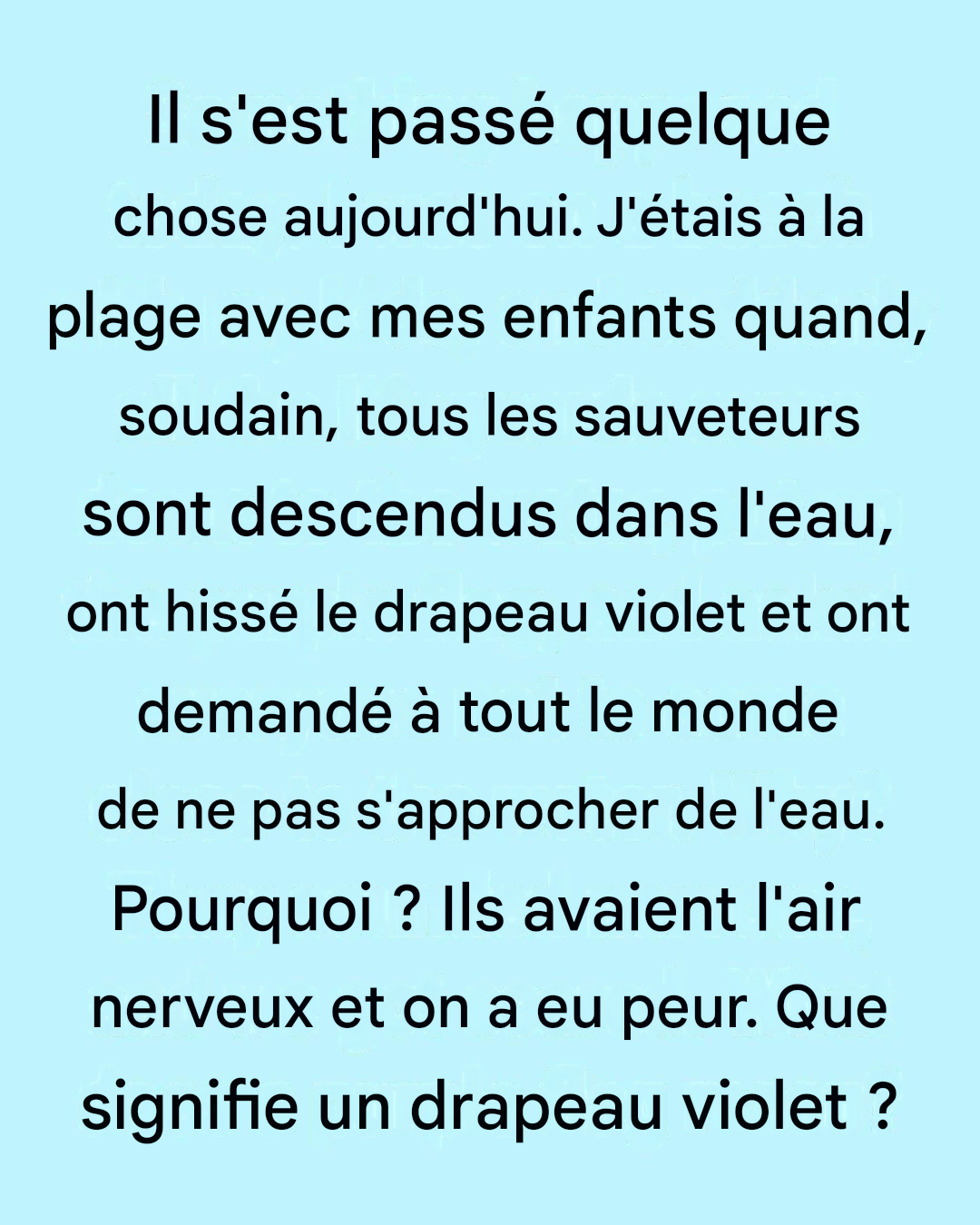 Le drapeau violet à la plage : sa véritable signification (et pourquoi vous devriez y prêter attention)