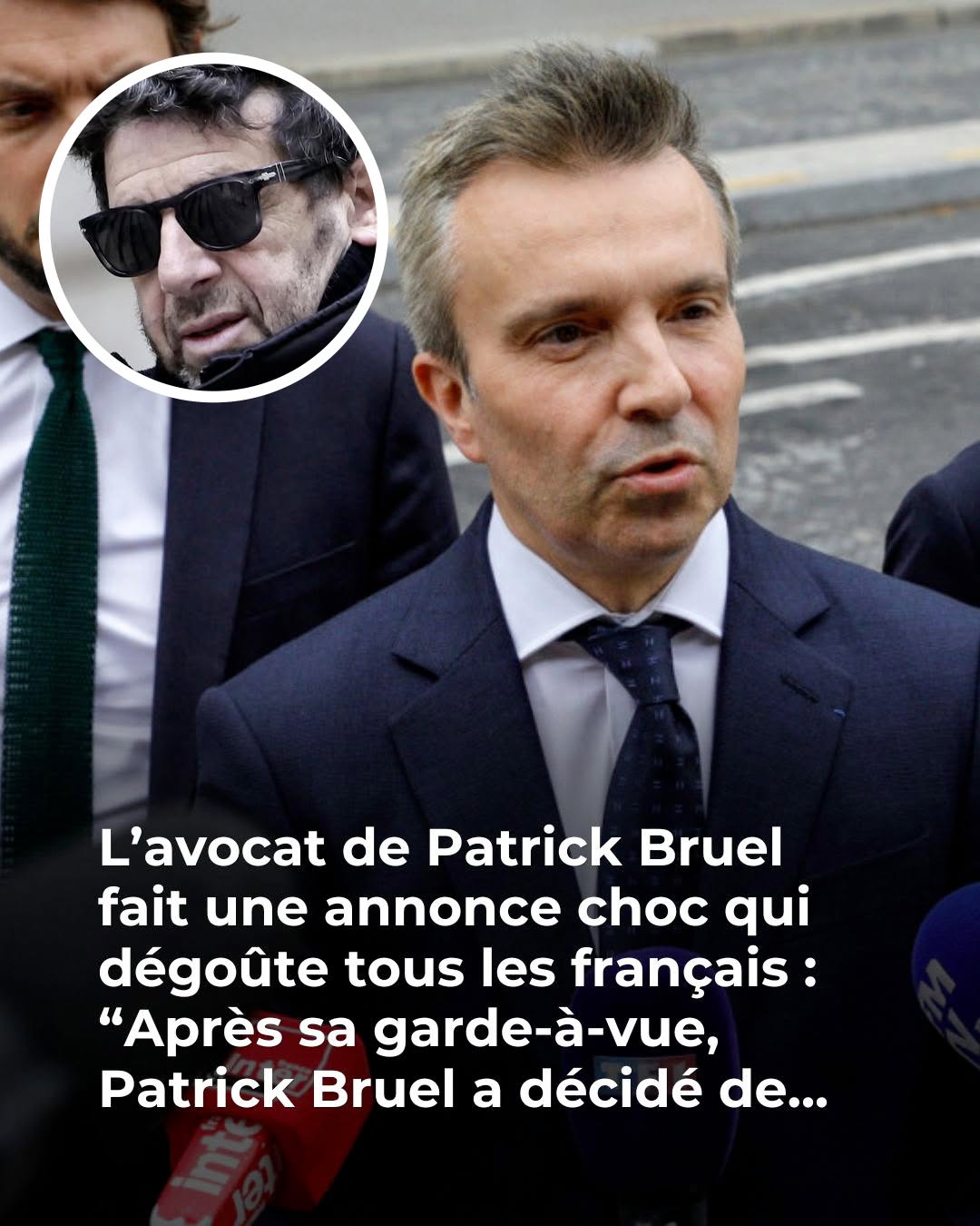 🚨 Après sa garde à vue, Patrick Bruel prend une décision radicale : l’annonce de son avocat provoque une vague d’indignation…😱 😳 👇Voir plus