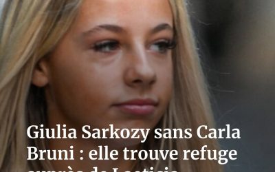 Giulia Sarkozy sans Carla Bruni : elle trouve refuge auprès de Laeticia Hallyday, “Adorable !” (Vidéo)
