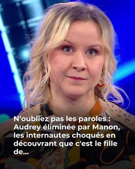 Audrey éliminée de N’oubliez pas les paroles, découvrez la nouvelle Maestro (ZAPTV)