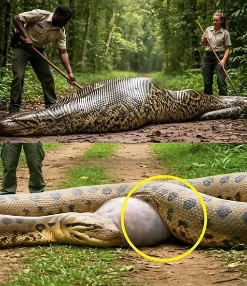 APOCALYPSE DANS LA JUNGLE ! LA DÉCOUVERTE MACABRE À L’INTÉRIEUR DE L’ANACONDA TUEUR : « LES GARDES RANGERS LUI OUVRENT LE VENTRE ET… EN VOIENT PLUS »