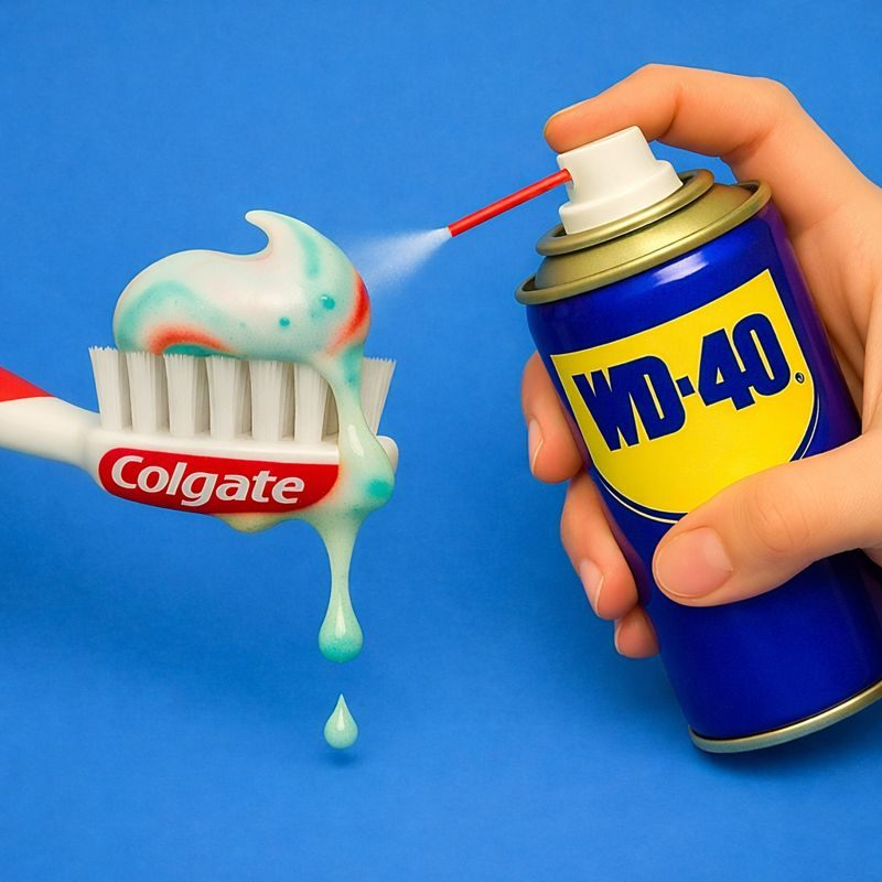 Mélangez du WD40 avec du dentifrice et gagnez de l’argent ! Des milliards de personnes l’ignorent !