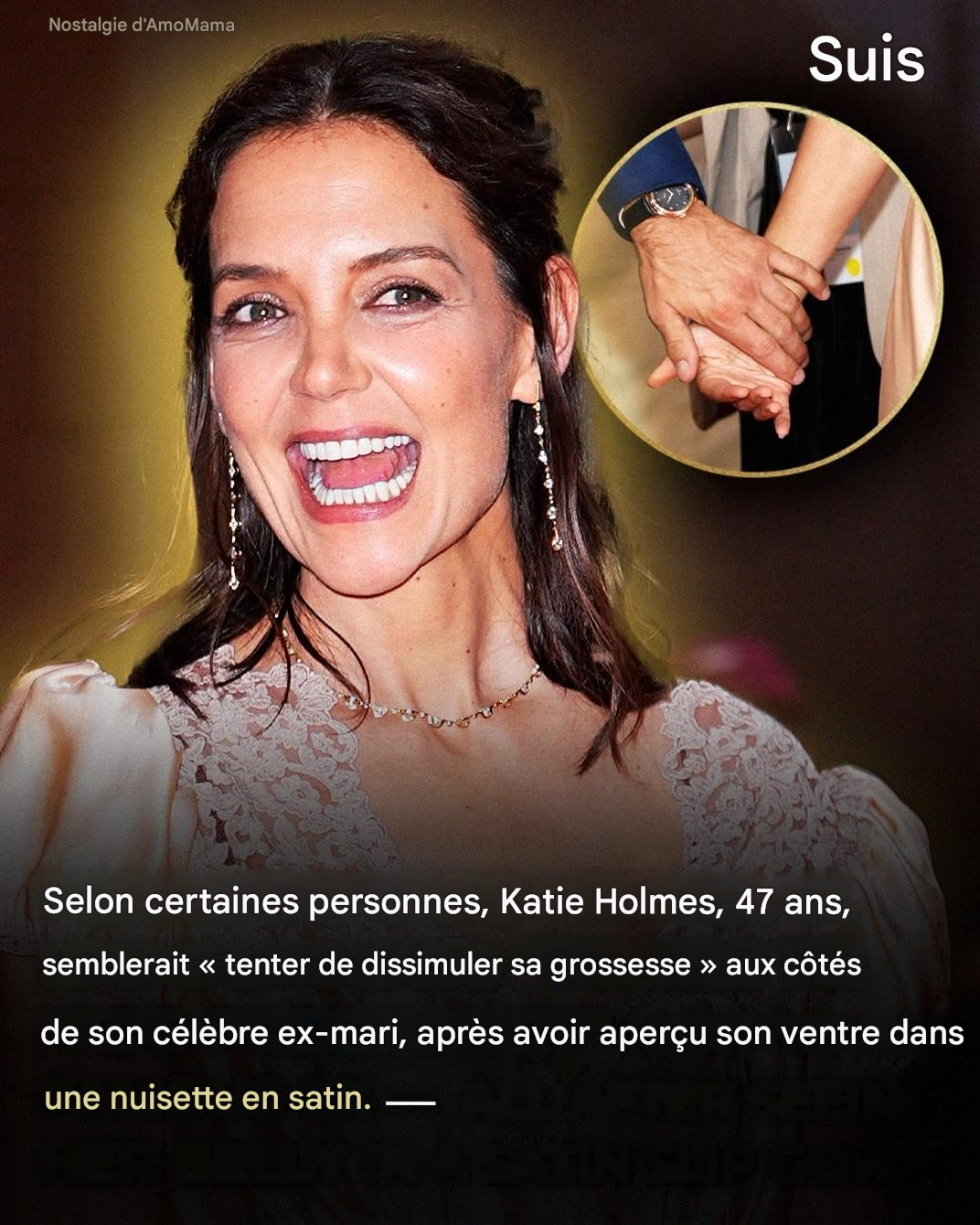 Katie Holmes fait sensation dans une robe champagne à l’avant-première, et un tendre moment avec son ex fait le buzz — Photos