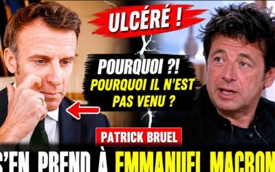 Ulcéré, Patrick Bruel s’en prend à Emmanuel Macron : « Pourquoi ?! » Pourquoi il n’est pas venu ? »