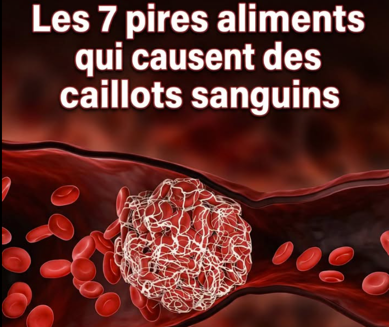 Les 7 Pires Aliments Qui Favorisent les Caillots Sanguins : Ce Que Vous Devez Savoir