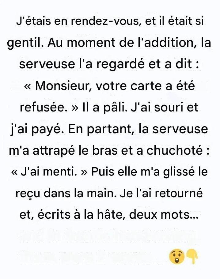 Une date inoubliable : comment un simple geste de gentillesse a tout changé