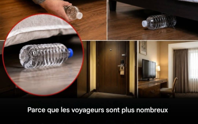 Pourquoi les voyageurs avertis placent-ils une bouteille d’eau sous leur lit d’hôtel ? Explication de cette astuce de sécurité surprenante.
