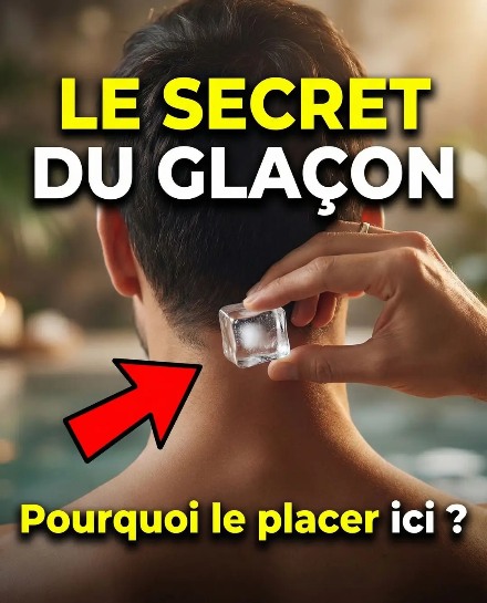 Vous ne devinerez jamais ce qui arrive quand vous placez un glaçon sur ce point précis de votre tête… effet incroyable