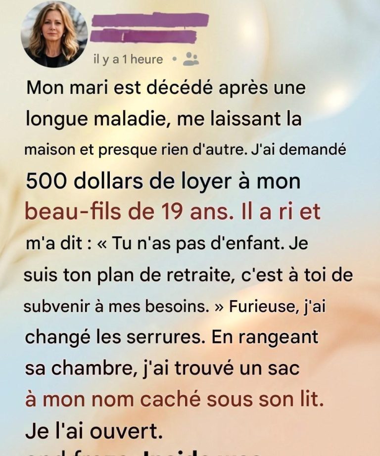 Après le décès de mon mari, une conversation familiale douloureuse a révélé un réconfort inattendu