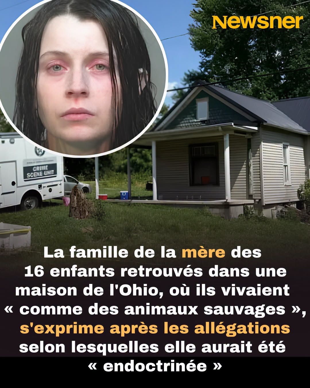 La famille de la mère des 16 enfants retrouvés dans une maison de l’Ohio sort du silence