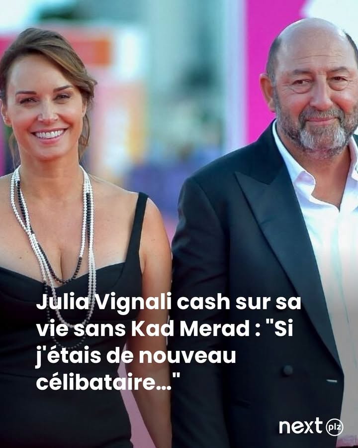Kad Merad surprend sa compagne Julia Vignali sur le plateau d’Affaire conclue