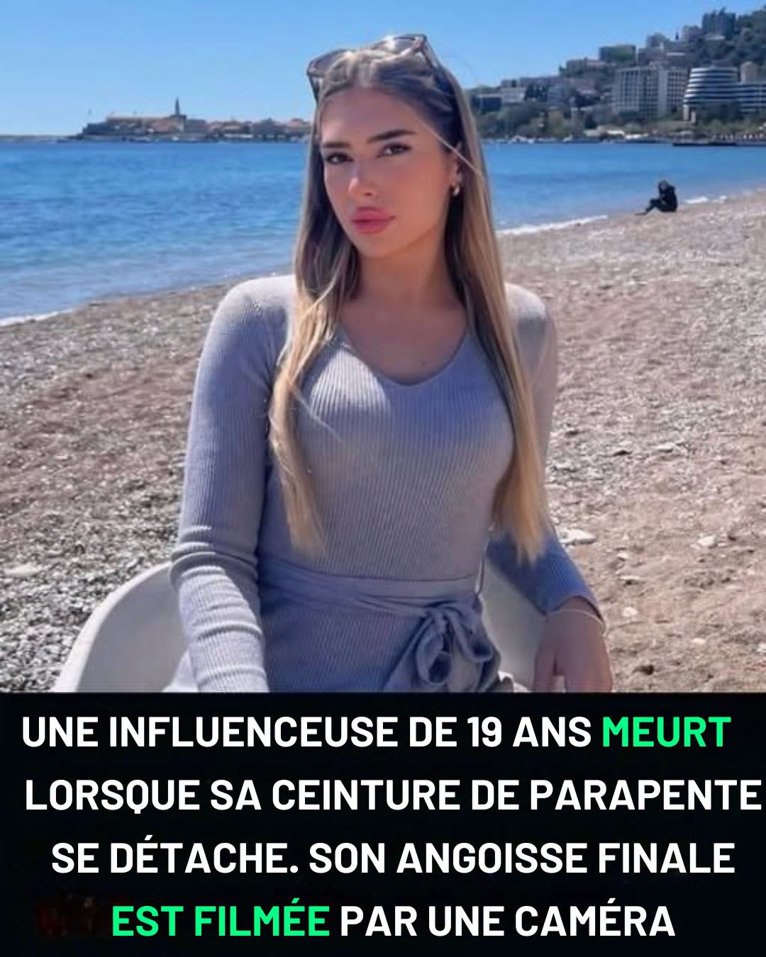 L’influenceuse Tijana Radonjic meurt après avoir détaché la ceinture de sécurité de son parapente – elle avait 19 ans