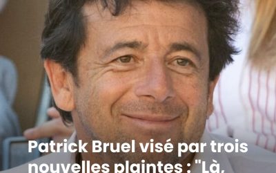 Patrick Bruel visé par trois nouvelles plaintes : “Là, j’hallucine”, le chanteur brise l’omerta et s’insurge