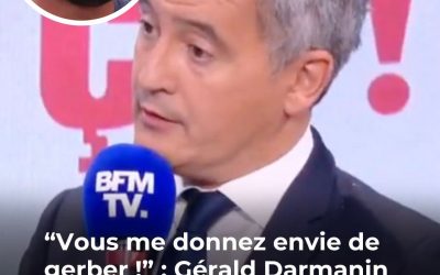 “Vous me donnez envie de gerber !” : Gérald Darmanin durement pris à partie sur BFMTV