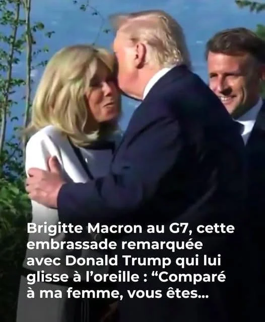 G7 à Évian : l’embrassade de Trump avec Brigitte Macron fait réagir