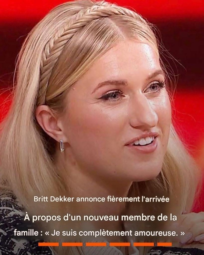 Britt Dekker annonce fièrement l’arrivée d’un nouveau membre dans sa famille : « Je suis complètement amoureuse. »
