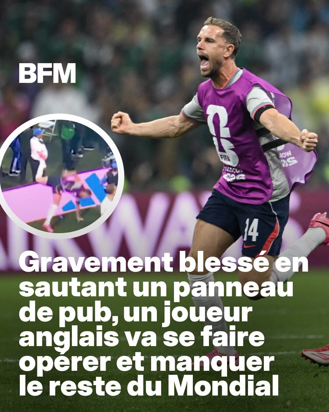 Coupe du monde 2026: blessé en célébrant avec l’Angleterre, Jordan Henderson va se faire opérer et manquer le reste du Mondial