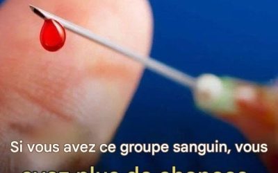 Des études indiquent que les personnes ayant ce groupe sanguin ont une probabilité plus élevée de vivre jusqu’à 100 ans.