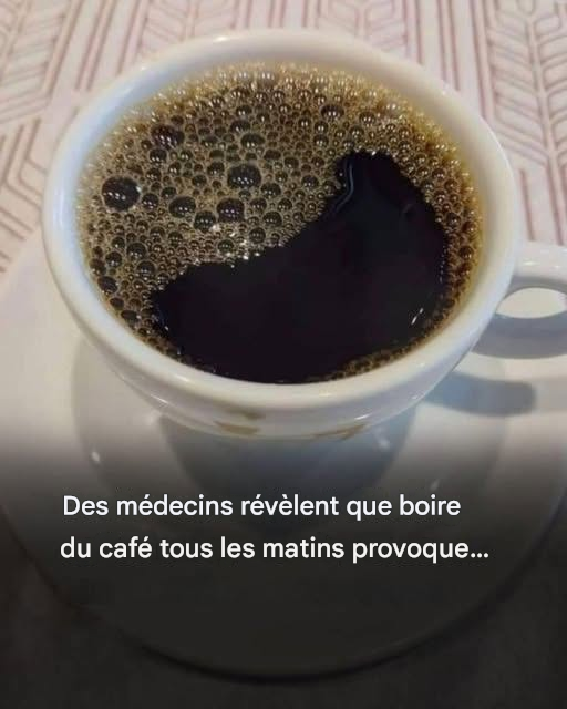 Des médecins révèlent que boire du café tous les matins provoque une inflammation…