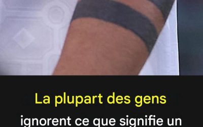 La signification du tatouage « bande noire » expliquée