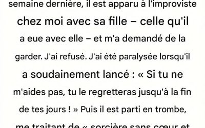 Quand le passé est revenu j’ai choisi de protéger ma paix..