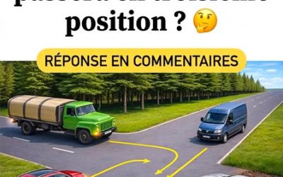 On dirait un carrefour ordinaire sans panneaux. 🛑❎ Mais c’est là que beaucoup de gens font une erreur. 😉 Qui passera en troisième position ? 🤔 Réponse dans les commentaires 👇