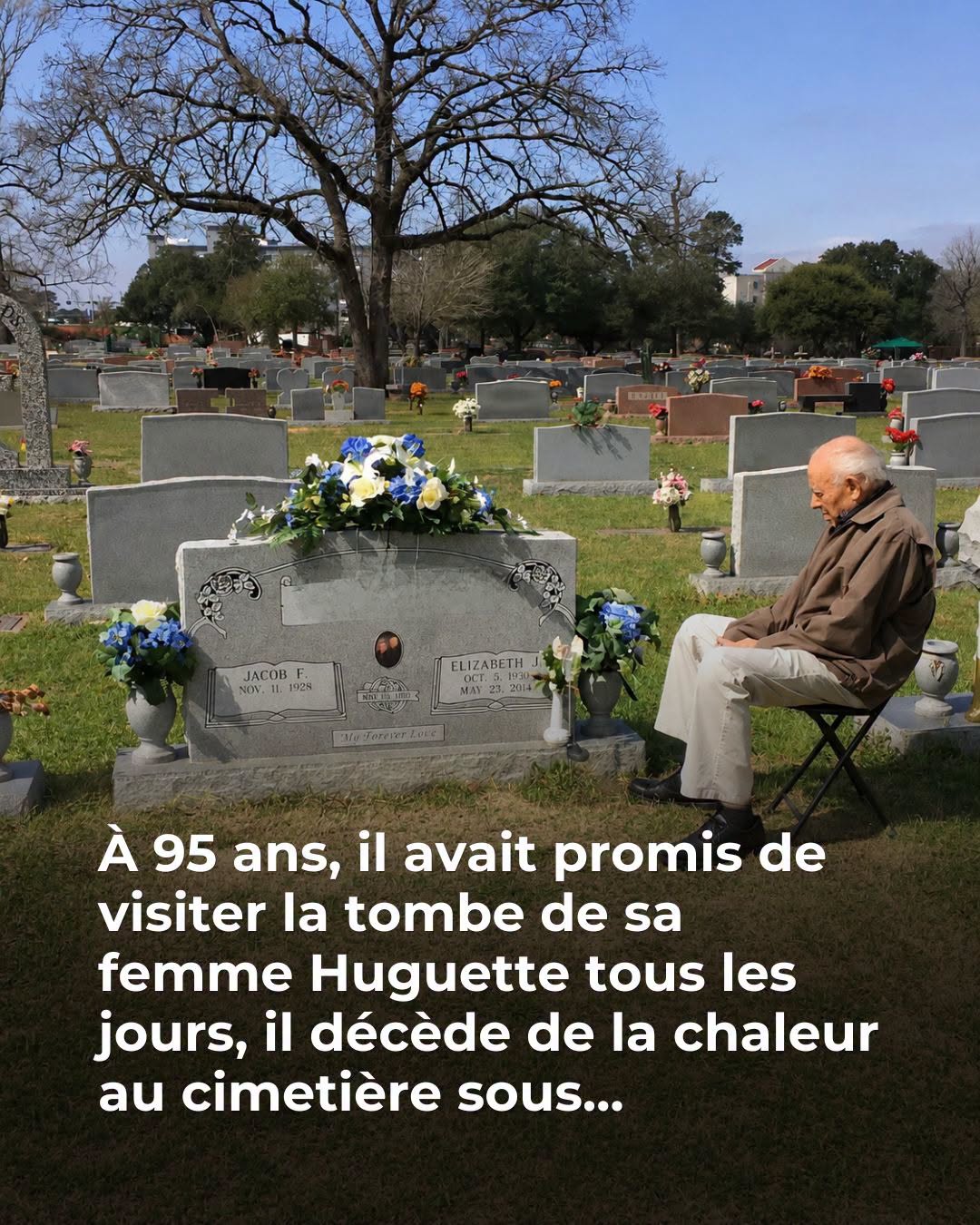 Un drame bouleverse le cimetière…😭💔👇