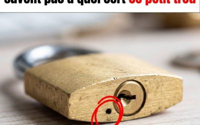 À quoi sert le petit trou sur un cadenas ? Beaucoup de gens l’ignorent encore !