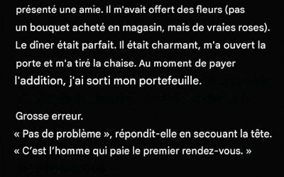 Le rendez-vous était parfait… jusqu’à ce qu’il m’envoie ça le lendemain matin.