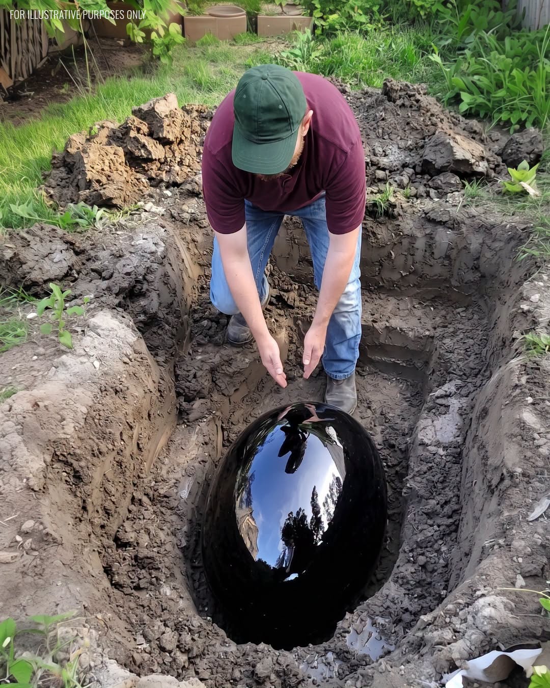 Je suis rentrée plus tôt que prévu pour faire une surprise à mon mari et je l’ai trouvé en train d’enterrer un gros œuf noir dans notre jardin – son secret nous a rapprochés.