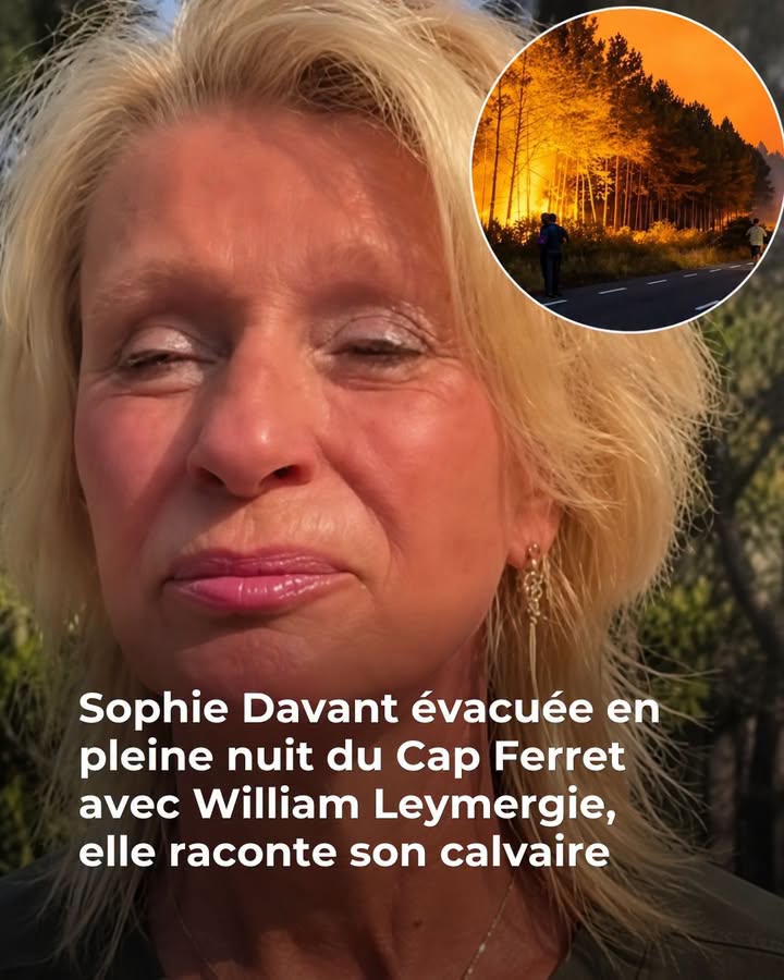 “Je me sentais à peu près en sécurité” : Sophie Davant revient sur son évacuation en urgence du Cap-Ferret avec William Leymergie (ZAPTV)