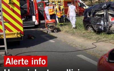 Drame près de Niort : une voiture fait une sortie de route, cinq jeunes se trouvaient à l’intérieur