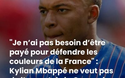 “Je n’ai pas besoin d’être payé pour défendre les couleurs de la France” : Kylian Mbappé ne veut pas de l’argent de la Coupe du Monde, voici ce qu’il va faire de sa prime